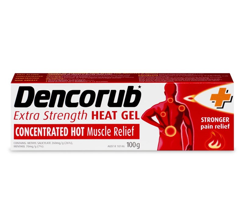【澳洲直邮】Dencorub 热敷按摩啫哩膏（舒缓关节疼痛）红 100g