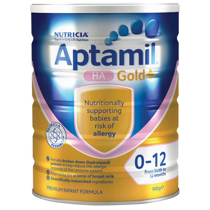 【澳洲直邮】Aptamil 爱他美 HA防蛋白过敏适度水解奶粉（0-12个月） 900g
