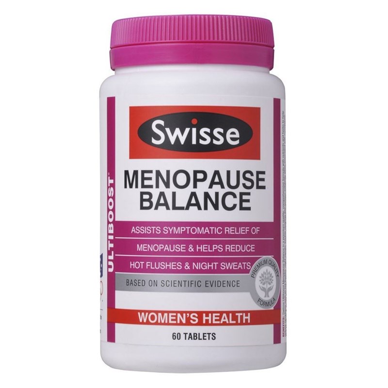 【国内现货】Swisse 大豆异黄酮雌激素 女性更年期 平衡营养补充片 60粒