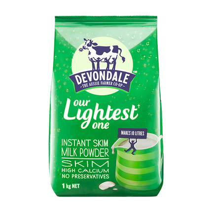 【澳洲直邮】Devondale 德运成人脱脂奶粉 1kg