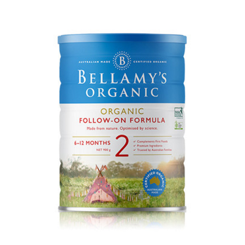 【澳洲直邮】Bellamy's 贝拉米 二段奶粉 (新版)） 2段 900g